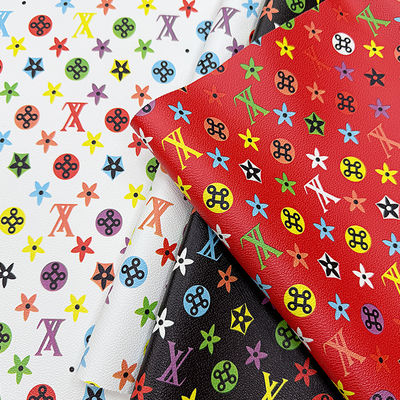 Waterdicht gedrukt PVC-vervalsleder voor tassen en ambachten