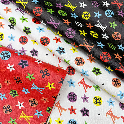 Waterdicht gedrukt PVC-vervalsleder voor tassen en ambachten