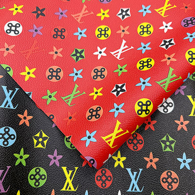 Waterdicht gedrukt PVC-vervalsleder voor tassen en ambachten