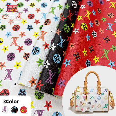 Waterdicht gedrukt PVC-vervalsleder voor tassen en ambachten