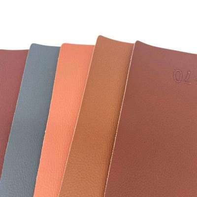 PVC Tech Stof Ondersteunde Fals Leer Voor Meubelen 140cm Breed