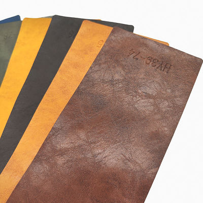 PVC gekke paarden olie was vals leer voor meubels 54 inch breed