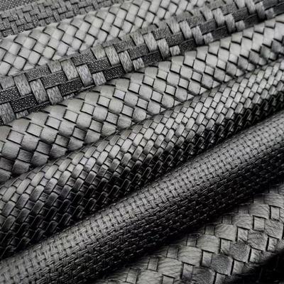 PVC geweven reliëf kunstleer voor meubelstoffering