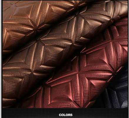 PVC synthetisch lederen weefsel met graanpatroon voor autostoelen en meubels