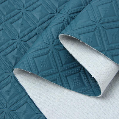 PVC Diamant Rhombus Gedrukt Stylus Kunstmatig Synthetisch Leder Voor Auto Voeten Autostoeltjes Bank Decoratie Tas Fake Ledengoed