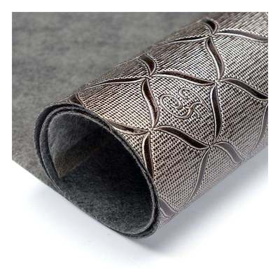 Spot Groothandel PVC Heldere Geometrische Patroon Kunstmatige Synthetisch Leer Verpakking Portemonnee Doos Notitieboek Kunstleer Stof