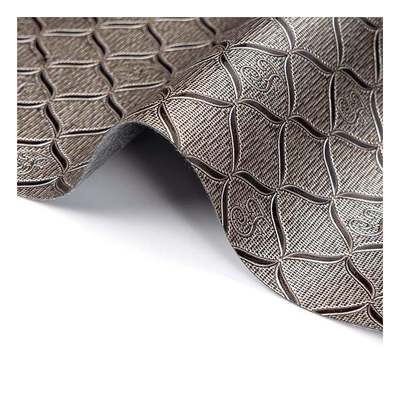 Spot Groothandel PVC Heldere Geometrische Patroon Kunstmatige Synthetisch Leer Verpakking Portemonnee Doos Notitieboek Kunstleer Stof