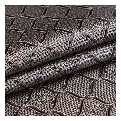 Spot Groothandel PVC Heldere Geometrische Patroon Kunstmatige Synthetisch Leer Verpakking Portemonnee Doos Notitieboek Kunstleer Stof