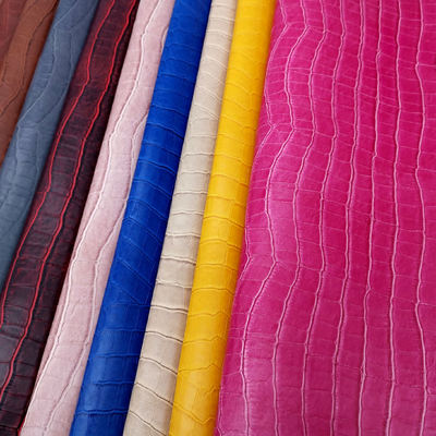 PVC Bamboe Graan Kunstmatig Synthetisch Lederen Portemonnee Doos Schoenen Notitieboek Kunstleer Stof