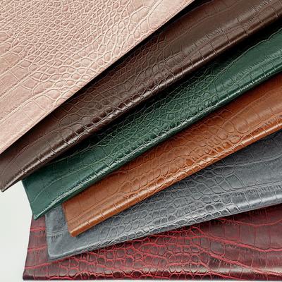 PVC krokodilkorrel kunstmatig synthetisch leer portemonnee doos schoenen Ntoebook nep leerstof