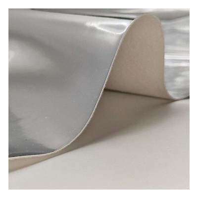 Hoogwaardige synthetische imitatie schoenen handtas notitieboek leer Pu regenboog holografisch metallic kleurrijk spiegel leer stof