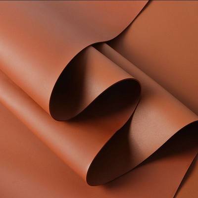 Semi PU 1.3mm Geslepen Zandkorrel Synthetisch Lederen Portemonneehoes Schoenen Notitieboek Tafelmat Lederen Stof