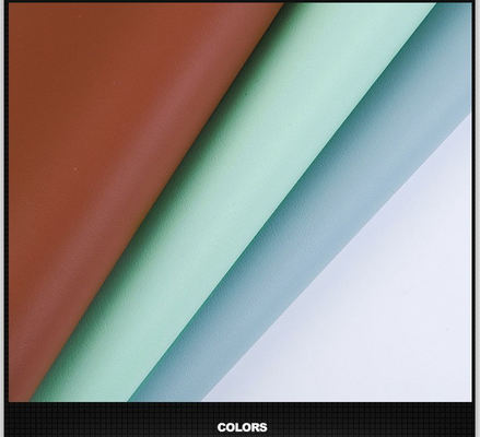 Semi PU 1.3mm Geslepen Zandkorrel Synthetisch Lederen Portemonneehoes Schoenen Notitieboek Tafelmat Lederen Stof