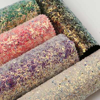 PU Glanzend Glinster Stoffen Platen Chunky Synthetisch Leder voor Schoenen Tassen Boog Handwerk Hoed Fake Leder Stoffen