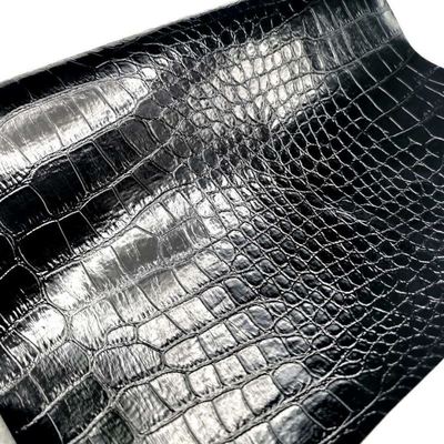 Highlight krokodil PVC synthetisch leer dierpatroon schoenen zakken en dozen Goedkope prijs nep leerstof