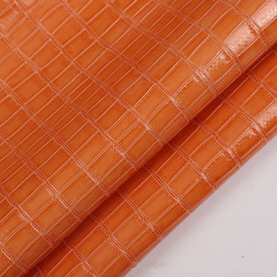 Hoogglanzend PVC bamboe patroon graan kunstmatig synthetisch leer decoratie schoenen tassen doos fake leerstof