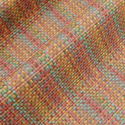 0,8 mm dikte 137 cm breed PVC-leer kunstleer stof met grasmat print in 5 kleuren