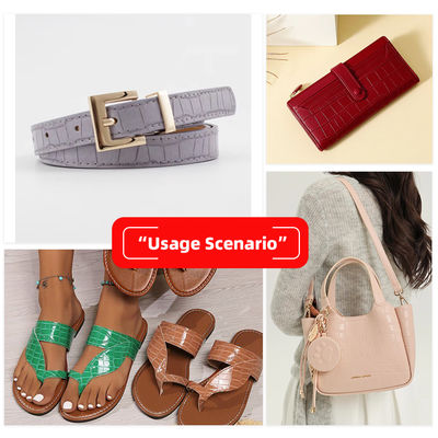 PVC-leer, nepleerstof met dierlijk patroon, 137 cm breed en dubbel geborstelde achterkant