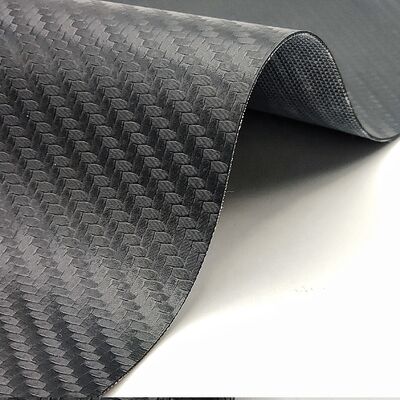 Hot-sale PVC Carbon Fiber Woven Patterns Kunstmatig Synthetisch Lederen Goedkope Prijs Stoel Sofa Schoenen Auto Voet Mat Fake Lederen