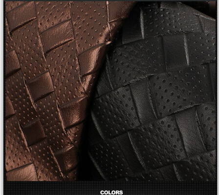 PVC synthetisch kunstmatig leer Speldgat Geweven graan zacht bed Autostoeltekening voor stoelen Sofa's Schoenen Auto's Stretchbare stof voor