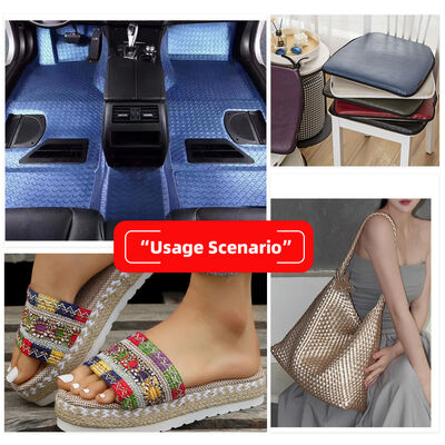 PVC synthetisch kunstmatig leer Speldgat Geweven graan zacht bed Autostoeltekening voor stoelen Sofa's Schoenen Auto's Stretchbare stof voor