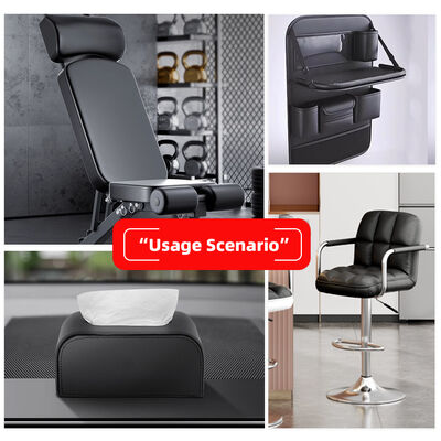 Hotsale PVC Pinhole Grain Synthetisch kunstleer Automotive Trim Chair Sofa Bed Autostoeltje Auto Voet Fake Lederij Stof