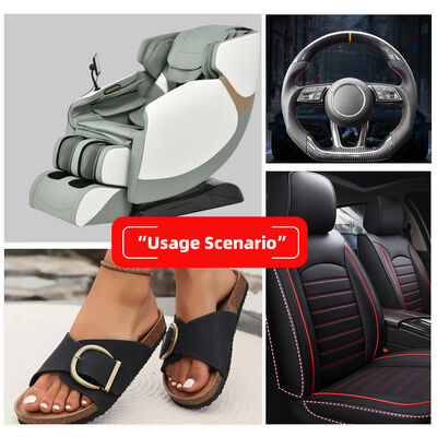 Warm verkoop PVC luchtgaten Synthetisch kunstmatig geperst leer Automotive trim stoel Sofa Bed Autostoel Fake leerstof