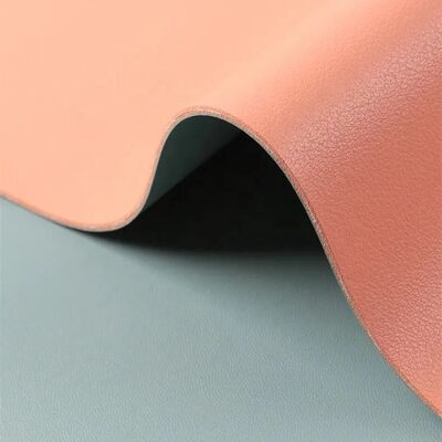 ECO 160cm Brede PVC Koeienhuid Patroon Dubbelzijdig Verschillende Kleur Kunstleer Synthetisch Leer Schoenen Tafelmat en Tassen Stof
