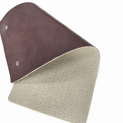 PVC Crazy Horse Oil Wax Tanned Synthetic Leather Waterproof Lining for Chair Sofa Bag Car Seat Belt Faux Leather Fabric