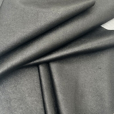 Goedkope prijs PVC lamshuid Graan Fake leer Stretch Blackout Waterdicht Synthetisch leer voor kleding Kledingbroek Kleding