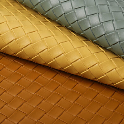 PVC 1.1mm Elastisch Embossed Synthetisch Leer Stof Waterdichte Sofa Tas Stoel Autostoel Handschoenen Decoratieve Riem Voering