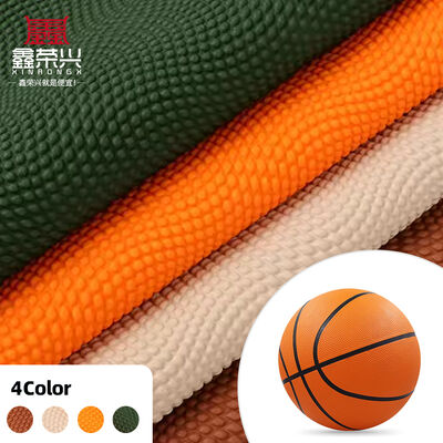Waterdicht PVC kunstmatig leder Basketbal Graan Gedrukt stijl voor Ball Bag Autostoeltjes Decoratieve Faux Craft Sofa