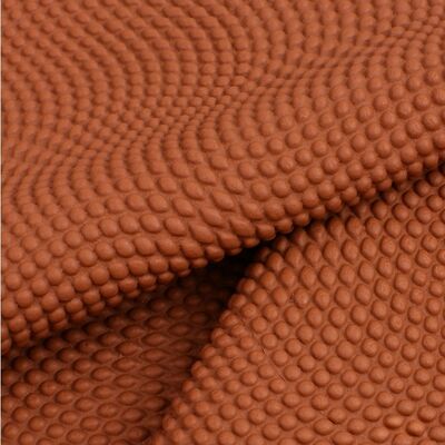 Waterdicht PVC kunstmatig leder Basketbal Graan Gedrukt stijl voor Ball Bag Autostoeltjes Decoratieve Faux Craft Sofa