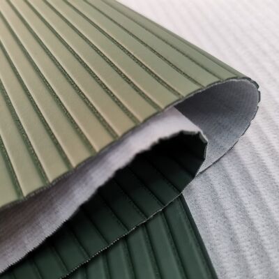 PVC gestreept nerf synthetisch kunstleer met reliëf namaakleer materialen voor meubels voor banken huishoudelijke benodigdheden