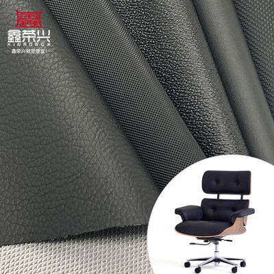 Verscheidene Litchi Punch Pinhole Textuur PVC Synthetisch Lederen Gedrukt Goedkope Prijs Valse Lederen Voor Stoelen Sofa Auto Voetzak