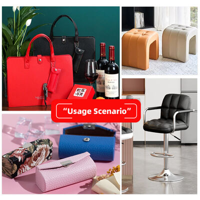 Fabriek Groothandel PVC 0,6 mm Litchi Textuur Valse leer Gedrukt kunstmatig synthetisch leer voor autostoeltje Voet decoratief