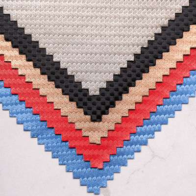 Waterdicht elastisch PU koolstofvezel synthetisch leer voor kleding Telefoongehelden Hersens Dozen Duurzaam nepleer ambachtelijk kledingstuk