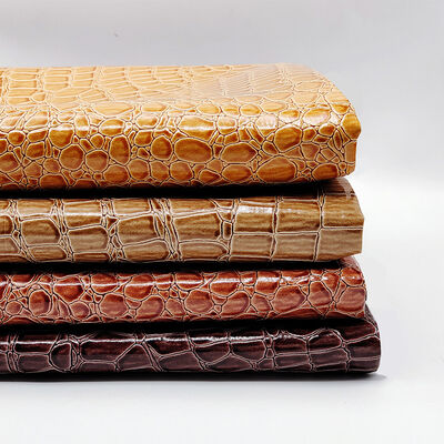 Warm verkoop PVC Glanzend Hoog Glanzend Synthetisch Lederen Gedrukt Steen Patroon Voor Schoenen Tassen Notebooks Meubelen Gebruik