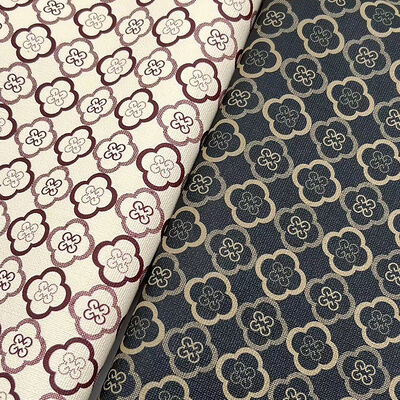 Synthetisch PVC kunstleerstof Vierblaadje klaver gedrukt waterdicht voering zak Verpakking Telefoon Schelp sofa