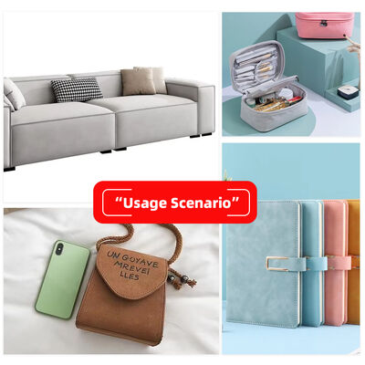 PU Frosted Yangbuck Nubuck Grain Kunstleer voor Tassen Schoenen Portemonnee Decoratie Notitieboeken Etui Kunstleer Stof