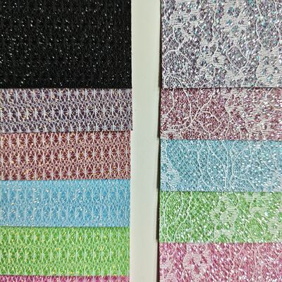 XR Glitter Synthetisch Lederen Rijstpatroon & Bloemenpatroon