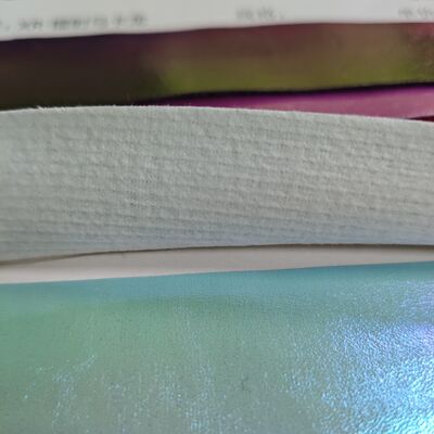 Laser Macaron Holografisch Synthetisch Leder