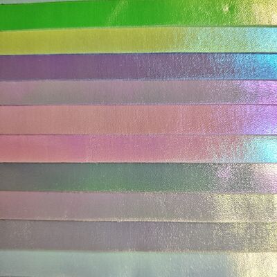 Laser Macaron Holografisch Synthetisch Leder