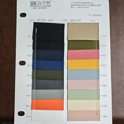 MATTE LEER FILM Breed assortiment verpakkingsproducten Leerproducten verkrijgbaar in PVC PU en semi PU-typen voor meerdere industriële toepassingen