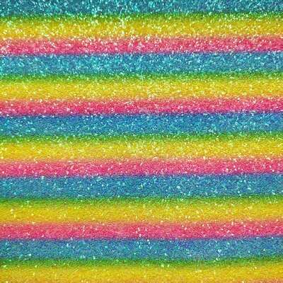 Rainbow Glitter Checker Pattern PVC synthetisch leer voor tassen, schoenen en ambachten