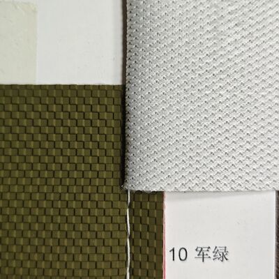 Geweven textuur synthetisch leer PVC-rol met mesh-stof achterkant voor tassen, portemonnees, meubels