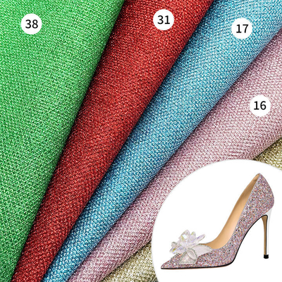 Bliksem Grof Glitter PVC Synthetisch Lederen Schoenvoering voor Sieraden Ambacht Bagage Tas Verpakking Kunstleer Materiaal Sofa