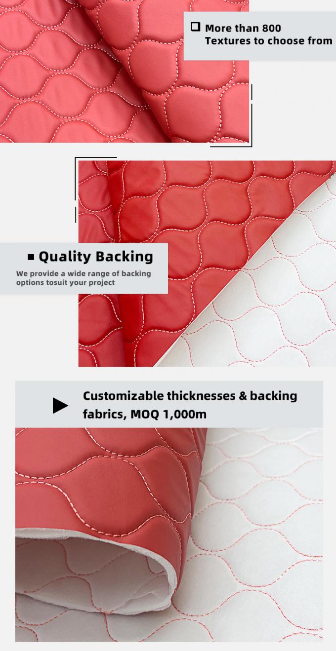 PVC 3 mm spons Textuurde valse synthetische leder anti-krab waterdicht zachte meubelbedekking voor banken massages stoelen Autostoeltjes 5