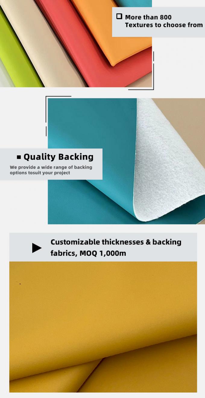 PVC synthetisch leerstof voor meubelbedekking 54" breed 5