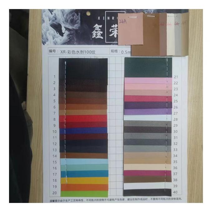 Groothandel PVC kunstleer portemonnee doos schoenen notitieboekje gaatjespatroon kunstmatige synthetische lederen stof 16